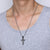 Stainless Steel Prayer Cross Pendant Necklace
