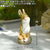 Everyday Collection Easter Decorations for Home Cute Rabbit Figurines Miniature Tabletop Ornaments Fairy Garden Thanksgiving