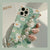 Pearl Chain Floral Print Phone Case for Apple Iphone 12/pro/max/mini/12/11/x/xs/8/7/6/plus