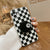 Blue Chessboard Phone Case with Flower Holder( Detachable)  for Apple Iphone 13/pro/max/mini/12/11/x/xs/8/7/6/plus